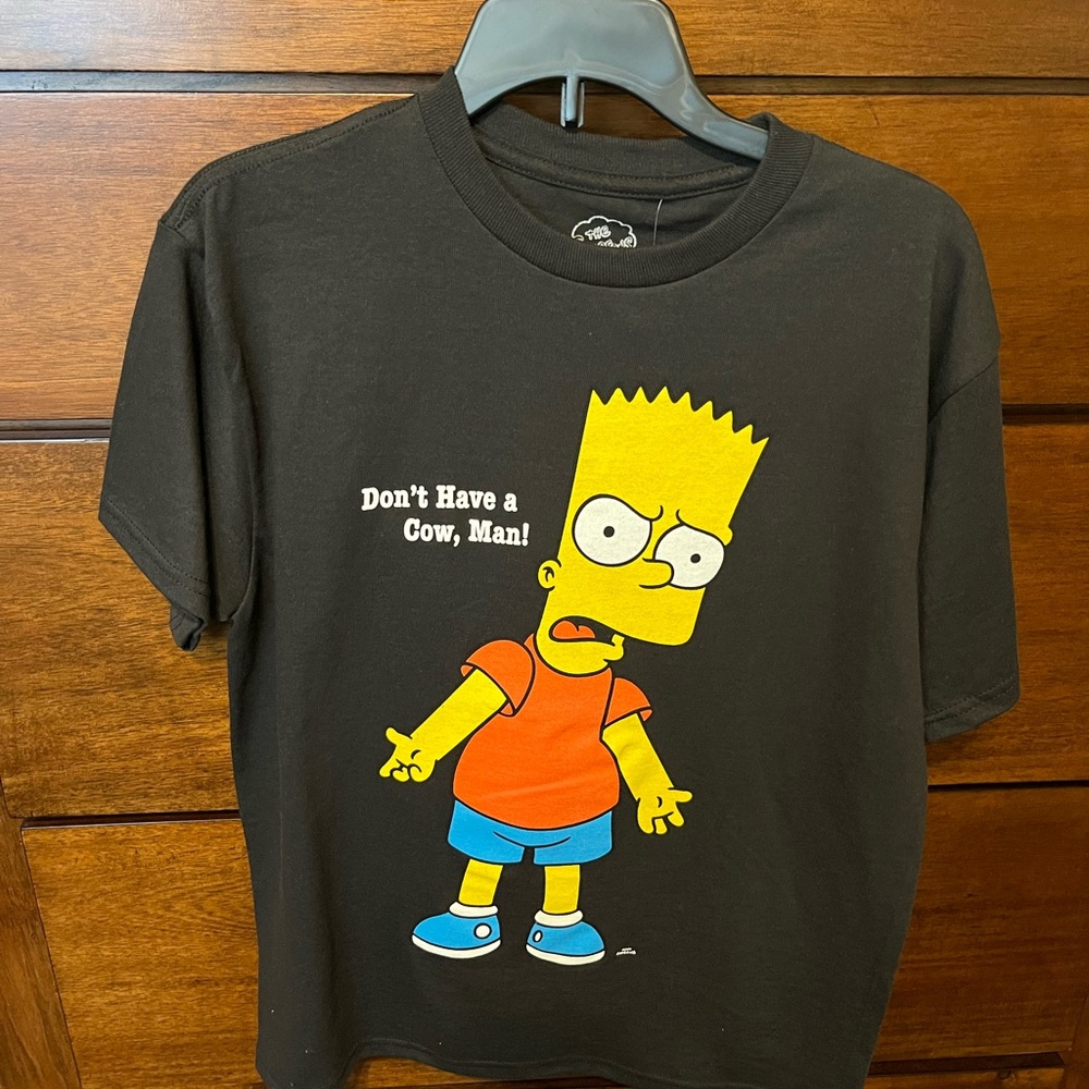 Bart Simpson Graphic Short Sleeve Tee Shirt. NWT